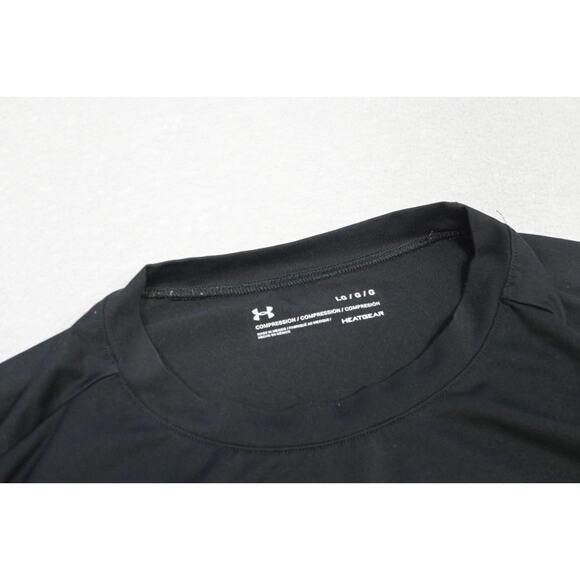 Under Armour Gym Shirt HeatGear Compression Tactical Short Sleeve Mens Sz Large - Picture 7 of 8